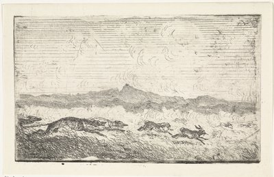 Hazenjacht by Johannes Tavenraat