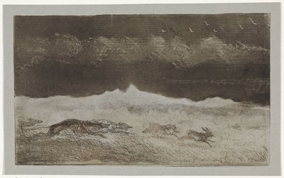 tavşan avı by Johannes Tavenraat
