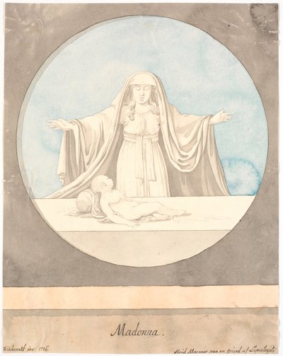 bebekle madonna by Johannes Wiedewelt
