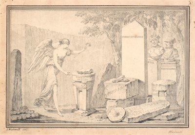 Snorre Sturleson'a başlık vinyet (ed. G. Schiøning): Heimskringla, Cilt. ben, 1778 by Johannes Wiedewelt