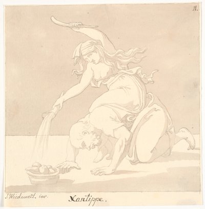 "Ksantippe" by Johannes Wiedewelt