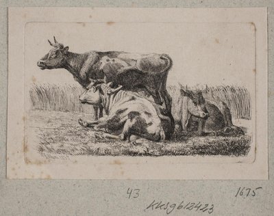 üç inek by Johannes Wilhelm Zillen