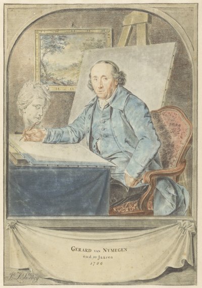 Gerard van Nijmegen'in portresi by Johannes Zacharias Simon Prey