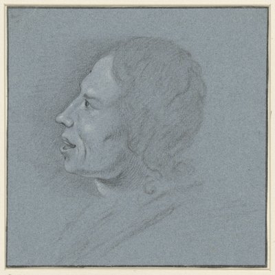 Sanatçı Johannes Ziesenis'in otoportresi by Johannes Ziesenis