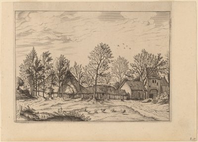 Ağ Geçidi ile Çiftlik by Johannes and Lucas van Doetechum after Master of the Small Landscapes