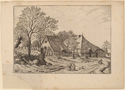 Kuyulu Çiftlik ve Çekme Kuyusu by Johannes and Lucas van Doetechum after Master of the Small Landscapes