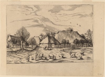 Çiftlikler by Johannes and Lucas van Doetechum after Master of the Small Landscapes