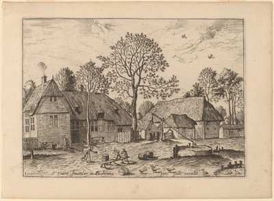 Beraberlik Kuyusu Olan Çiftlikler by Johannes and Lucas van Doetechum after Master of the Small Landscapes
