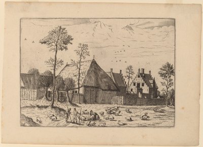 Kulübe ile Kulübe by Johannes and Lucas van Doetechum after Master of the Small Landscapes