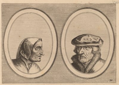 "Buyltje On-versaed" ve "Waerner Alwayst-meer" by Johannes and Lucas van Doetechum after Pieter Bruegel the Elder
