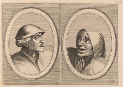 "Hırsızvari Tijs" ve "Sneeze Spoel-de-Nap" by Johannes and Lucas van Doetechum after Pieter Bruegel the Elder