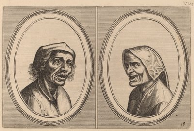 "Goe Geurtjen" ve "Kribbighe Babbe" by Johannes and Lucas van Doetechum after Pieter Bruegel the Elder