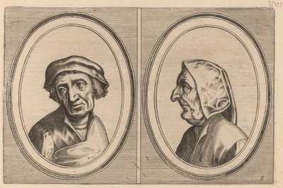 "Goelijeke Floor" ve "Kinne Snavels" by Johannes and Lucas van Doetechum after Pieter Bruegel the Elder