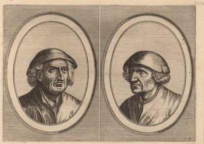 "Hans Onvertsaeght" ve "Koen Slock lekesi" by Johannes and Lucas van Doetechum after Pieter Bruegel the Elder