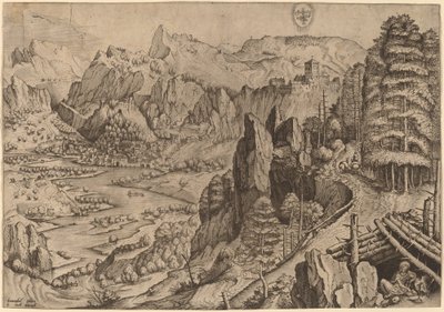 Tövbekar Magdalena (Tövbekar Magdalene) by Johannes and Lucas van Doetechum after Pieter Bruegel the Elder