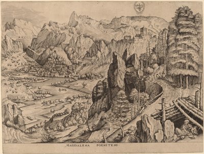 Tövbekar Magdalena (Tövbekar Magdalene) by Johannes and Lucas van Doetechum after Pieter Bruegel the Elder