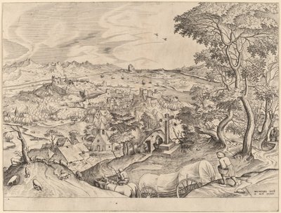 Belçika vagonu (Belçika Vagonu) by Johannes and Lucas van Doetechum after Pieter Bruegel the Elder
