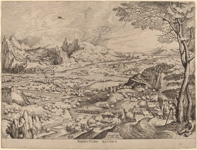 Tarım Sorunları (Rustik Sorunlar) by Johannes and Lucas van Doetechum after Pieter Bruegel the Elder