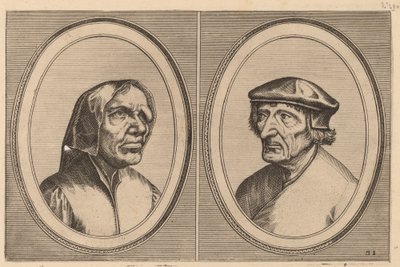 "Trijn Bulle-back" ve "Voorsichtighe Penne" by Johannes and Lucas van Doetechum after Pieter Bruegel the Elder