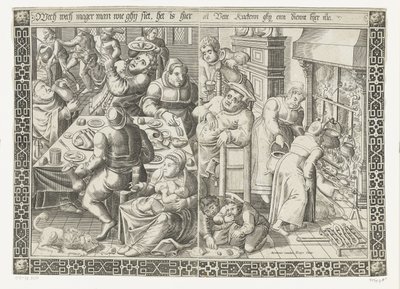 yağlı mutfak by Johannes of Lucas van Doetechum