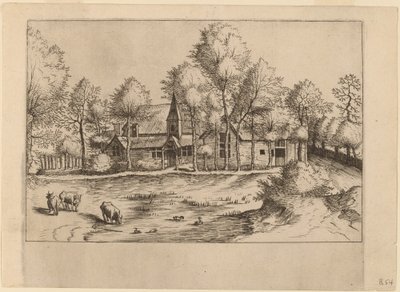 Kilise ile Köy Köyü by Johannes van Doetechum, the Elder and Lucas