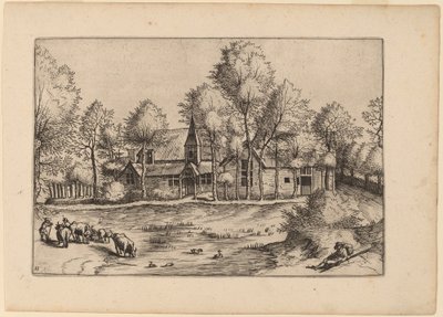 Kilise ile Köy Köyü by Johannes van Doetechum, the Elder and Lucas