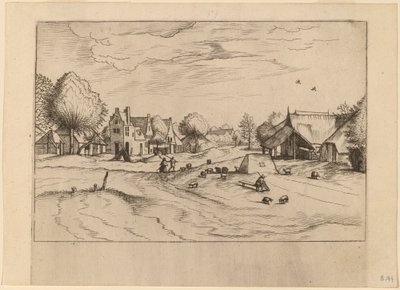 Koyunlu ve Oturan Çobanlı Köy Köyü by Johannes van Doetechum, the Elder and Lucas