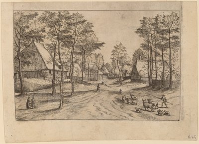 Köy Sokağı by Johannes van Doetechum, the Elder and Lucas