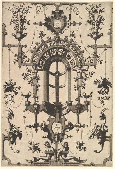 Strapwork ile Modern Grotesk, 1554. by Johannes van Doetecum I