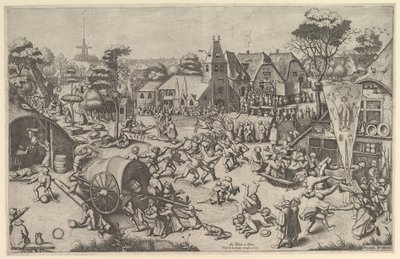 Aziz George Kermisi, yak. 1569, 1601 basılmıştır. by Johannes van Doetecum I