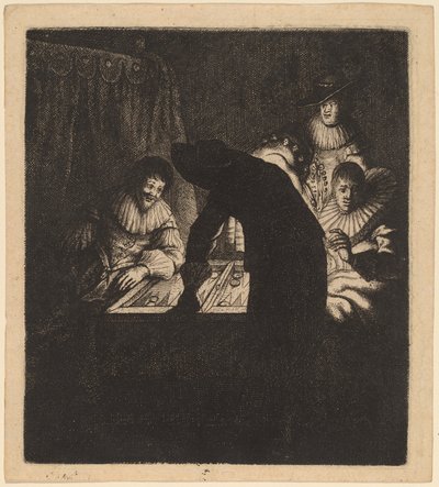 Tavla Oyuncuları by Johannes van Vliet