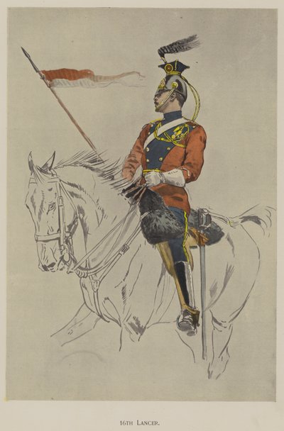 16. Lancer (renkli taş) by John (after) Charlton