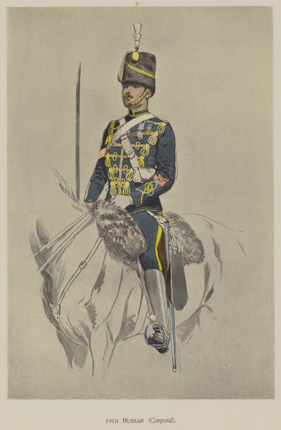 19. Hussar, Onbaşı (renkli taş) by John (after) Charlton