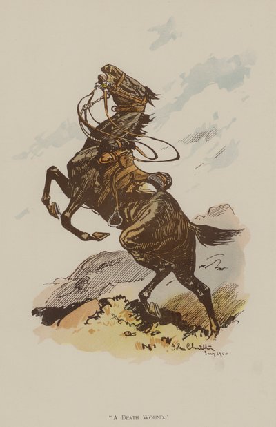 Bir Ölüm Yarası (renkli taş) by John (after) Charlton