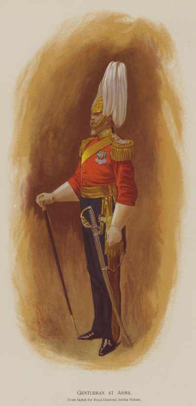 Silahlı Beyefendi (renkli taş) by John (after) Charlton