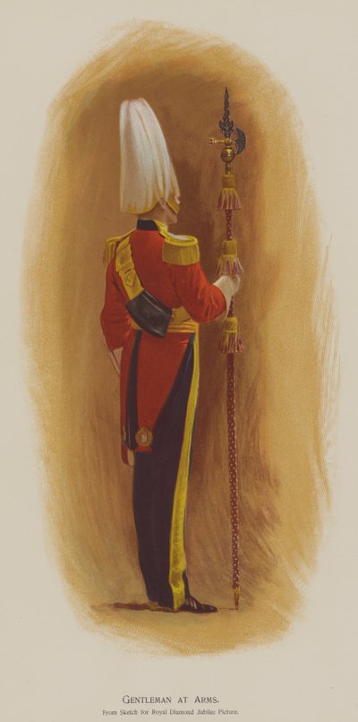 Silahlı Beyefendi (renkli taş) by John (after) Charlton