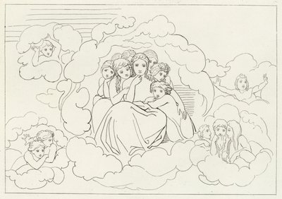 Gök Meteorları, Cennet, Canto 30 (gravür) by John (after) Flaxman