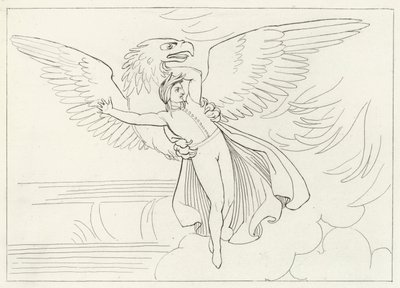 Dante'nin Rüyası, Araf, Canto 9 (gravür) by John (after) Flaxman