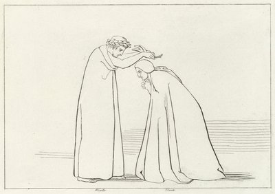 Aşağılama, Araf, Canto 1 (gravür) by John (after) Flaxman