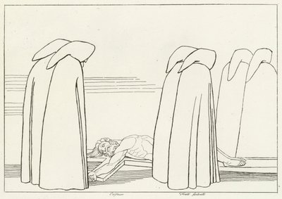 Münafıklar, Cehennem, Canto 23 (gravür) by John (after) Flaxman