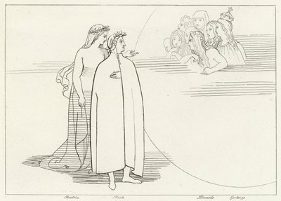 Ay Sakinleri, Cennet, Kanto 3 (gravür) by John (after) Flaxman