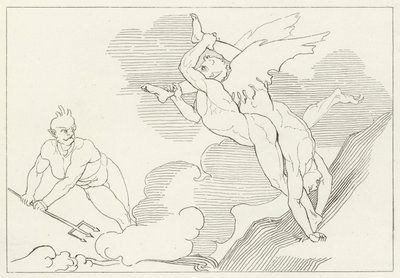 Malebolge Zirvesi, Cehennem, Canto 21 (gravür) by John (after) Flaxman