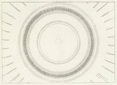 The Beatific Vision, Paradise, Canto 33 (gravür) by John (after) Flaxman