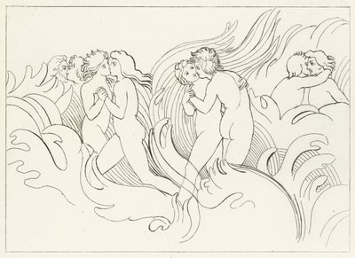 Ateşli Kıyamet, Araf, Canto 26 (gravür) by John (after) Flaxman