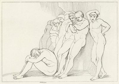 İhmalkar, Araf, Canto 4 (gravür) by John (after) Flaxman