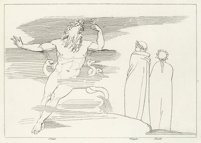 Plüton Bölgesi, Cehennem, Canto 7 (gravür) by John (after) Flaxman