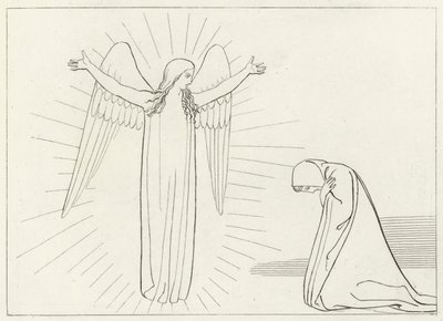 Selamlama, Araf, Canto 10 (gravür) by John (after) Flaxman