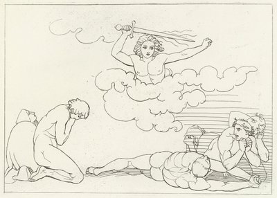 Suçluluğun Korkuları, Cennet, Canto 22 (gravür) by John (after) Flaxman