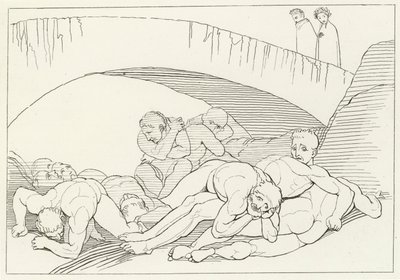 Hastalık Vadisi, Cehennem, Canto 29 (gravür) by John (after) Flaxman
