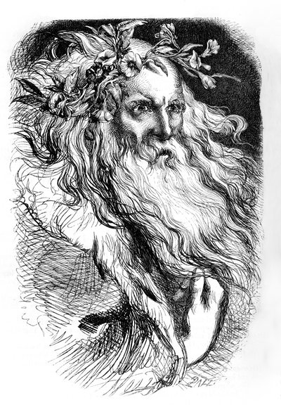 Kral Lear by John (after) Gilbert